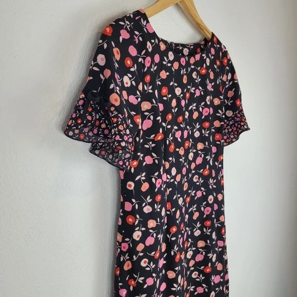 Talbots floral fit and flair dress - Picture 12 of 13